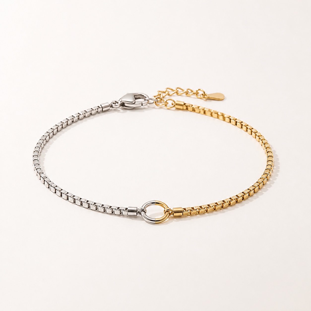 Mixed Box Chain Bracelet