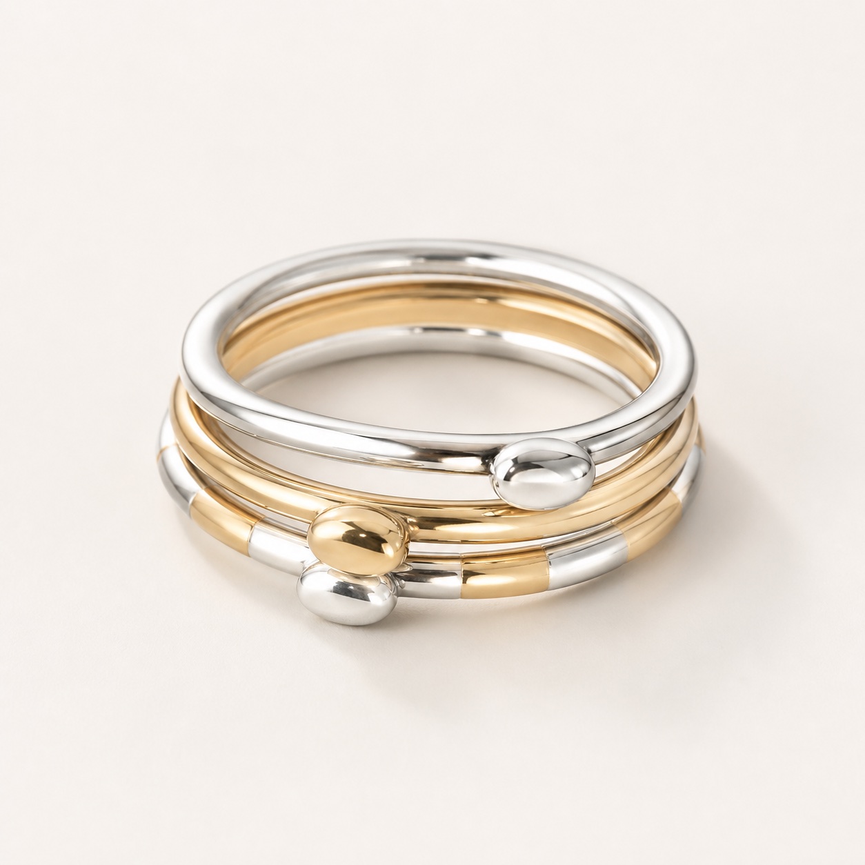 Pebble Stacking Rings