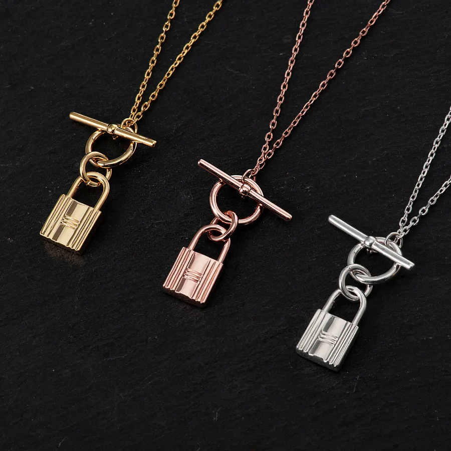 Padlock Toggle Necklace — view 1