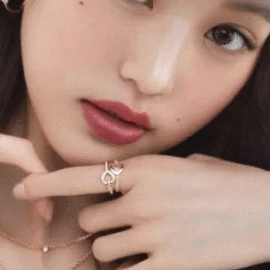 Crystal Heart Ring — view 1
