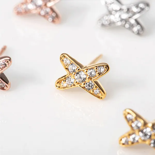 Crystal X Earrings