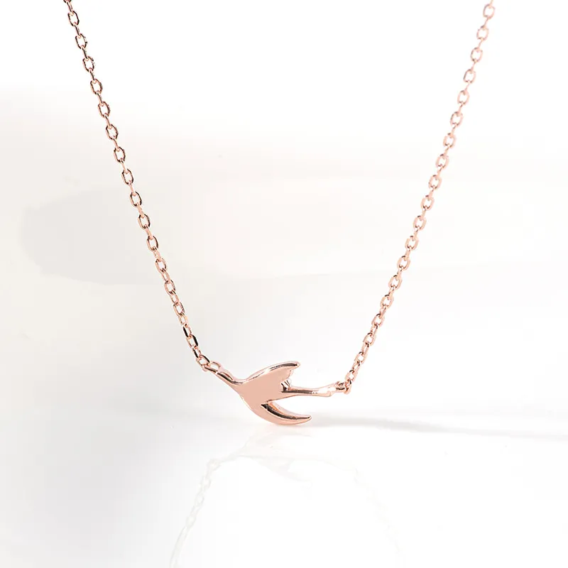 Bird Pendant Necklace — view 1