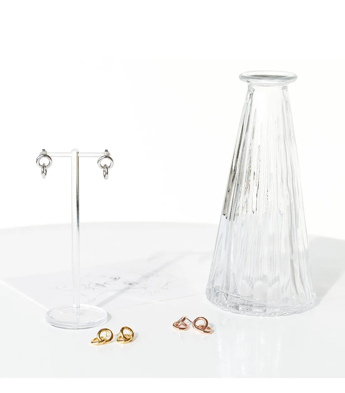Double Oval Earrings detail 4