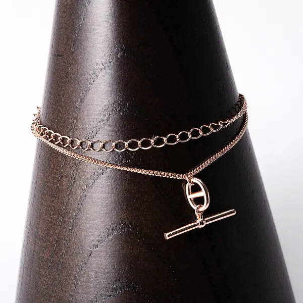 Double Layer Toggle Bracelet