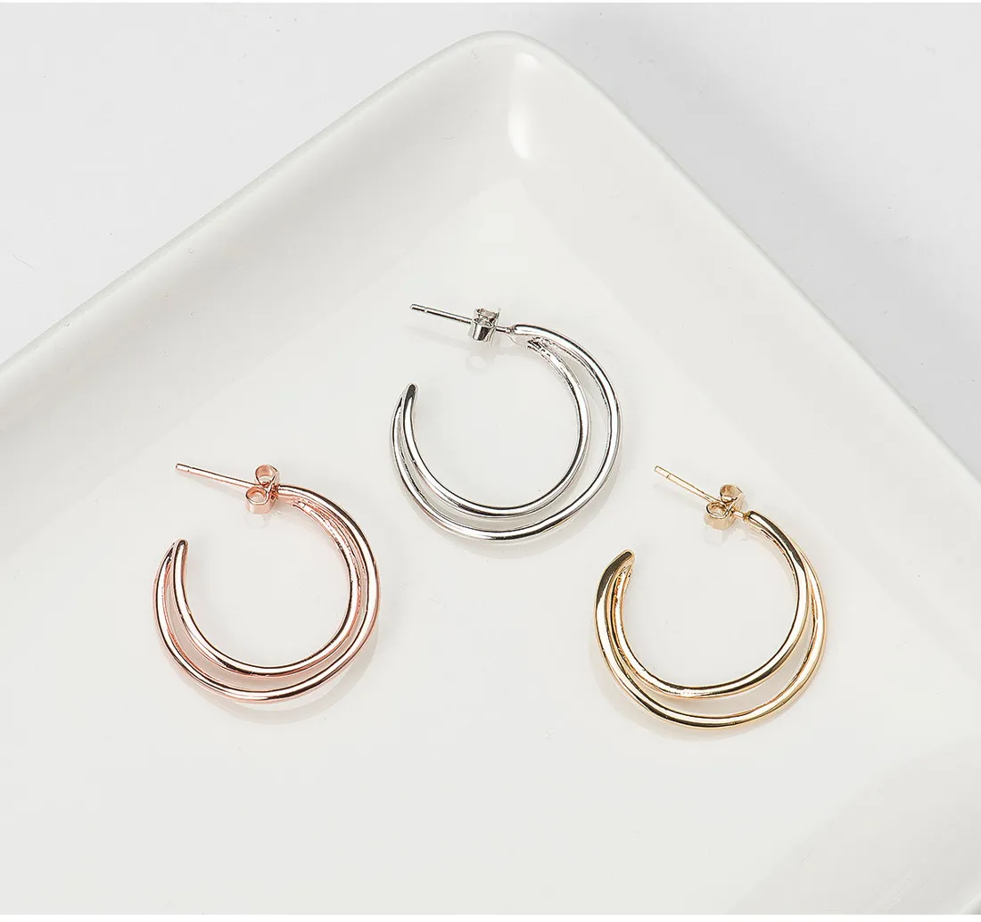 Twisted Half Hoops detail 3