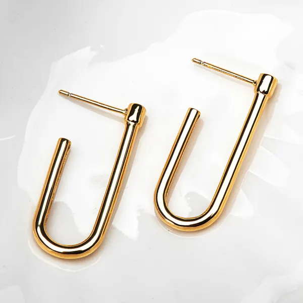 U Line Earrings