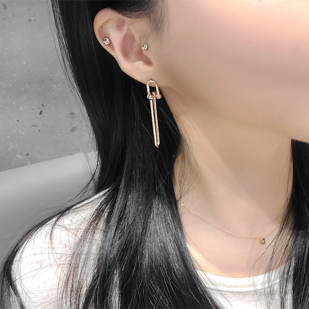 Link Chain Earrings detail 4