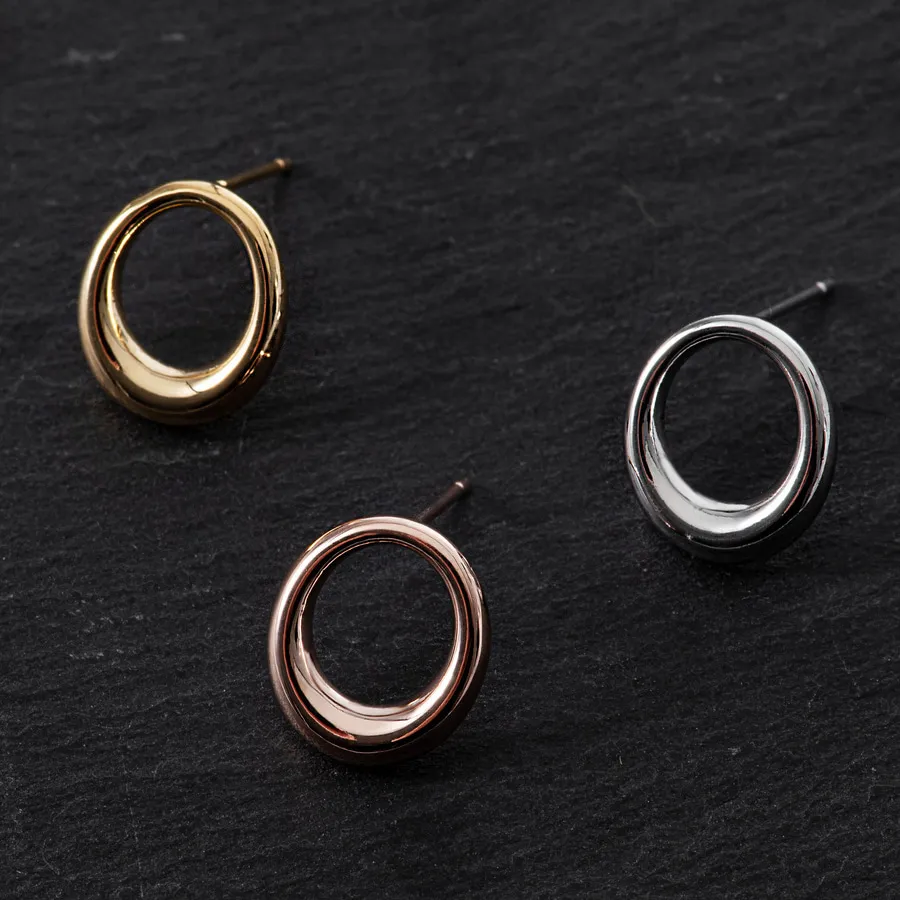 Everyday Oval Earrings — view 1