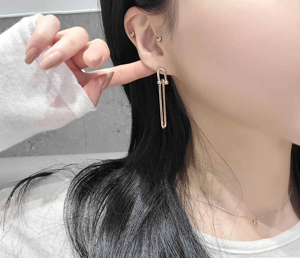 Link Chain Earrings detail 3