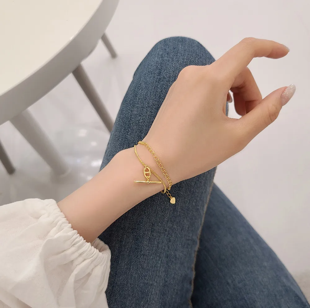 Double Layer Toggle Bracelet detail 3