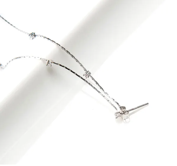 Crystal Snake Chain Drops