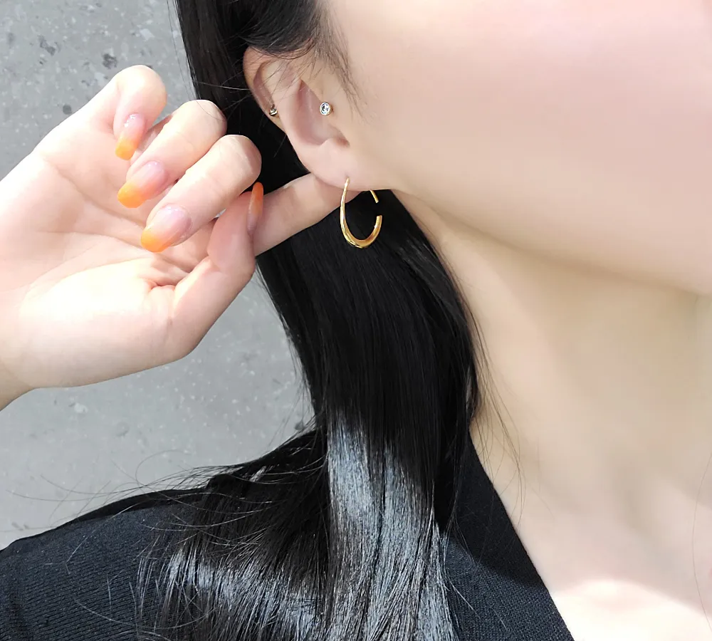 Teardrop Hook Earrings detail 3
