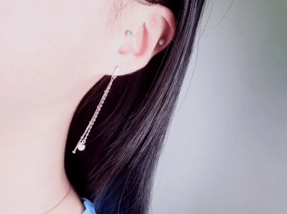 Chain & Pearl Drops detail 4