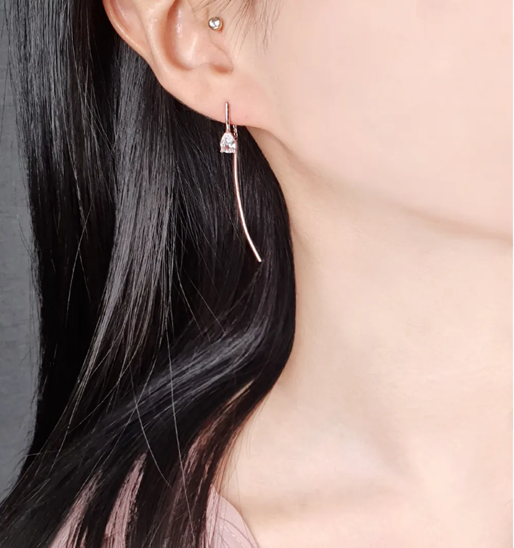 Crystal Teardrop Earrings detail 2