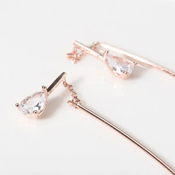 Crystal Teardrop Earrings