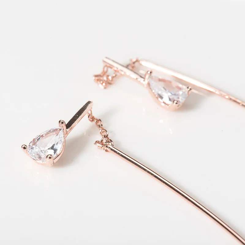 Crystal Teardrop Earrings — view 1