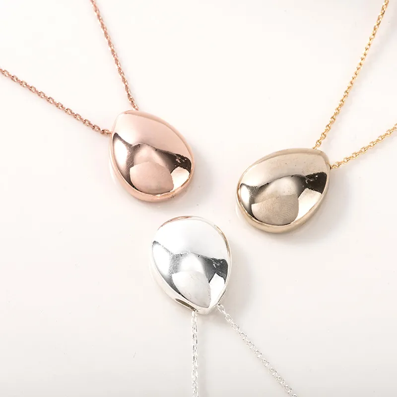 Long Bold Teardrop Necklace — view 1