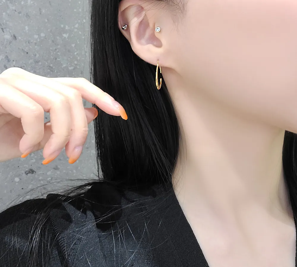 Teardrop Hook Earrings detail 4