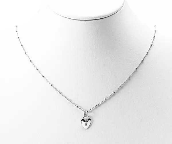 Heart Padlock Chain Necklace