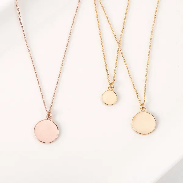 Simple Circle Necklace