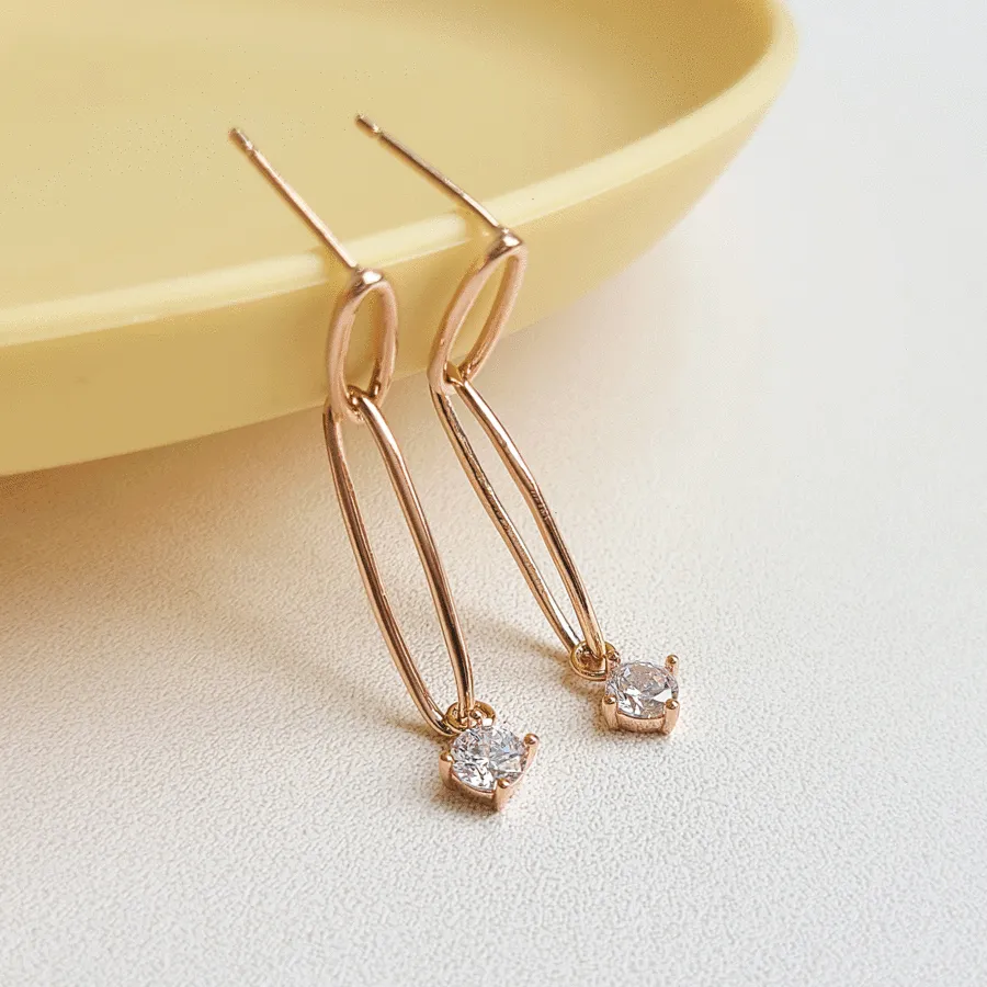 Oval Crystal Drops — view 1