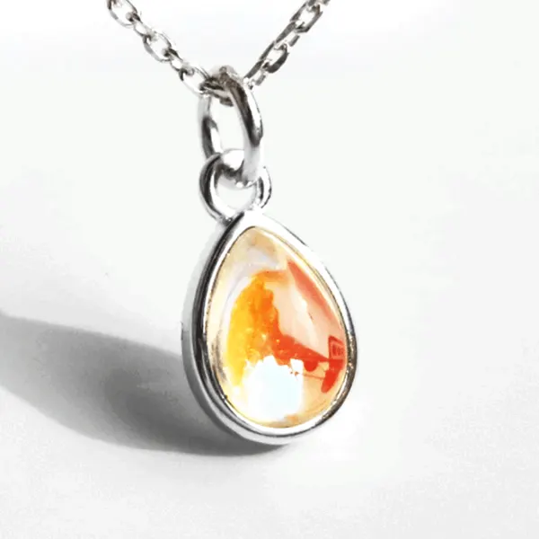 Moonstone Teardrop Necklace